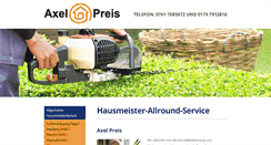 Desktop Screenshot of hausmeisterservice-freiburg.de